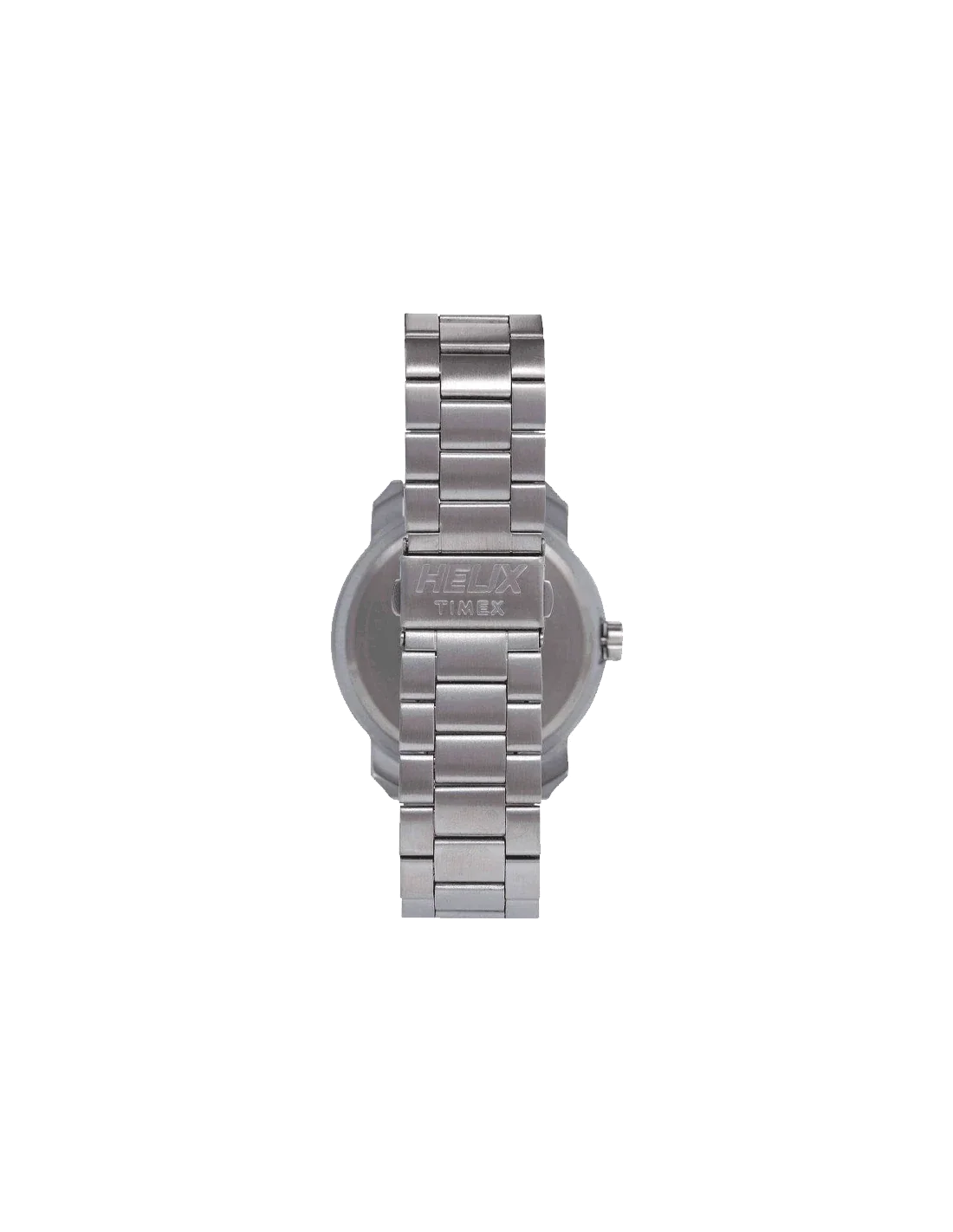 Helix Analog Black Dial Stainless Steel Strap