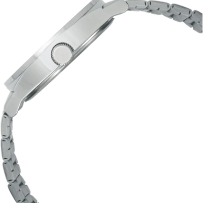 Helix Men Silver Stainless Steel Strap