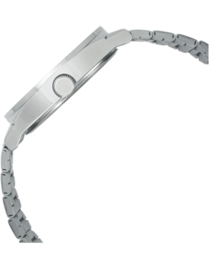 Helix Men Silver Stainless Steel Strap