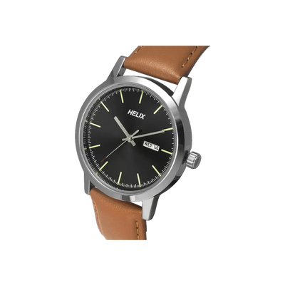 Helix Analog Men Black & Brown