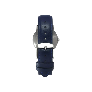 Helix Analog Men Blue Leather Strap