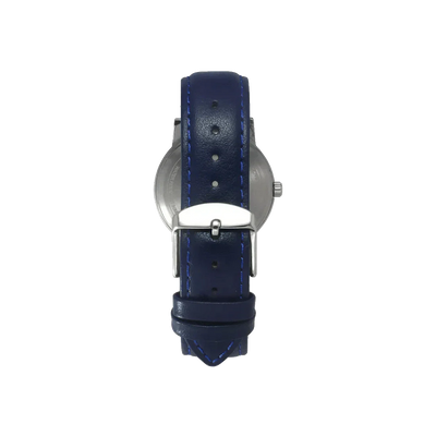 Helix Analog Men Blue Leather Strap