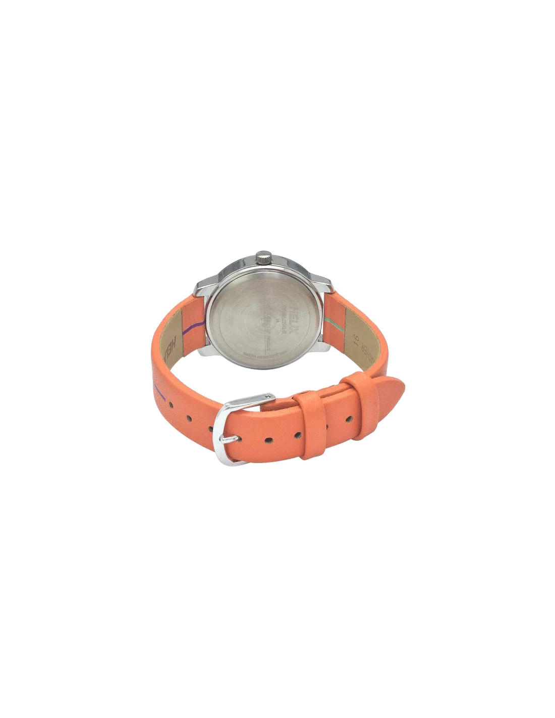 Helix Hustlers Orange Leather Strap