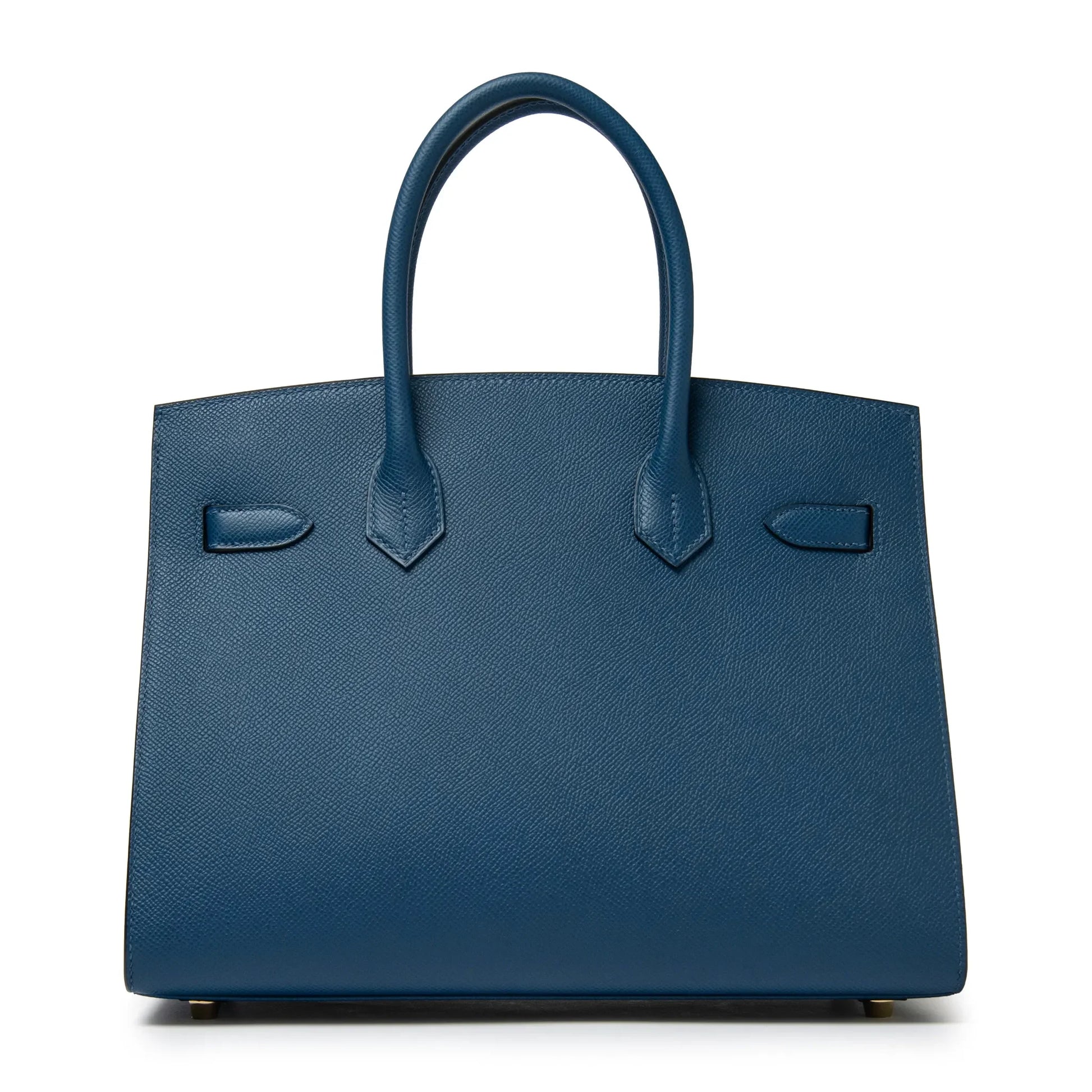 Hermès Paris Sellier Birkin 30 Deep Blue Epsom Leather Gold Hardware