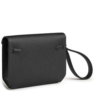 Hermès Kelly Depeches 25 Togo Black Palladium Hardware