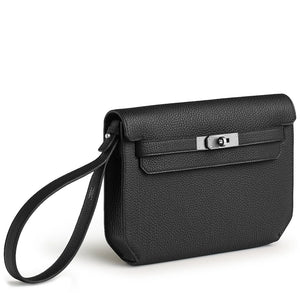 Hermès Kelly Depeches 25 Togo Black Palladium Hardware
