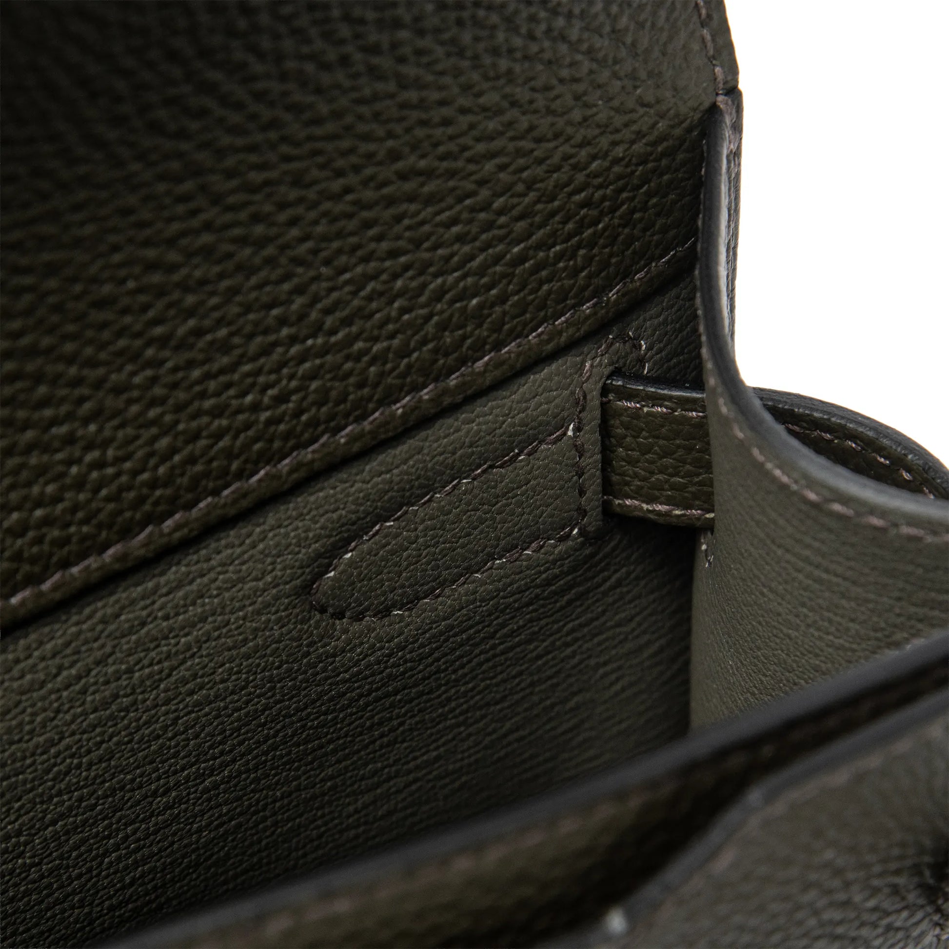 Hermes Kelly Depeches 25 Togo Calfskin Vert De Gris Palladium Hardware
