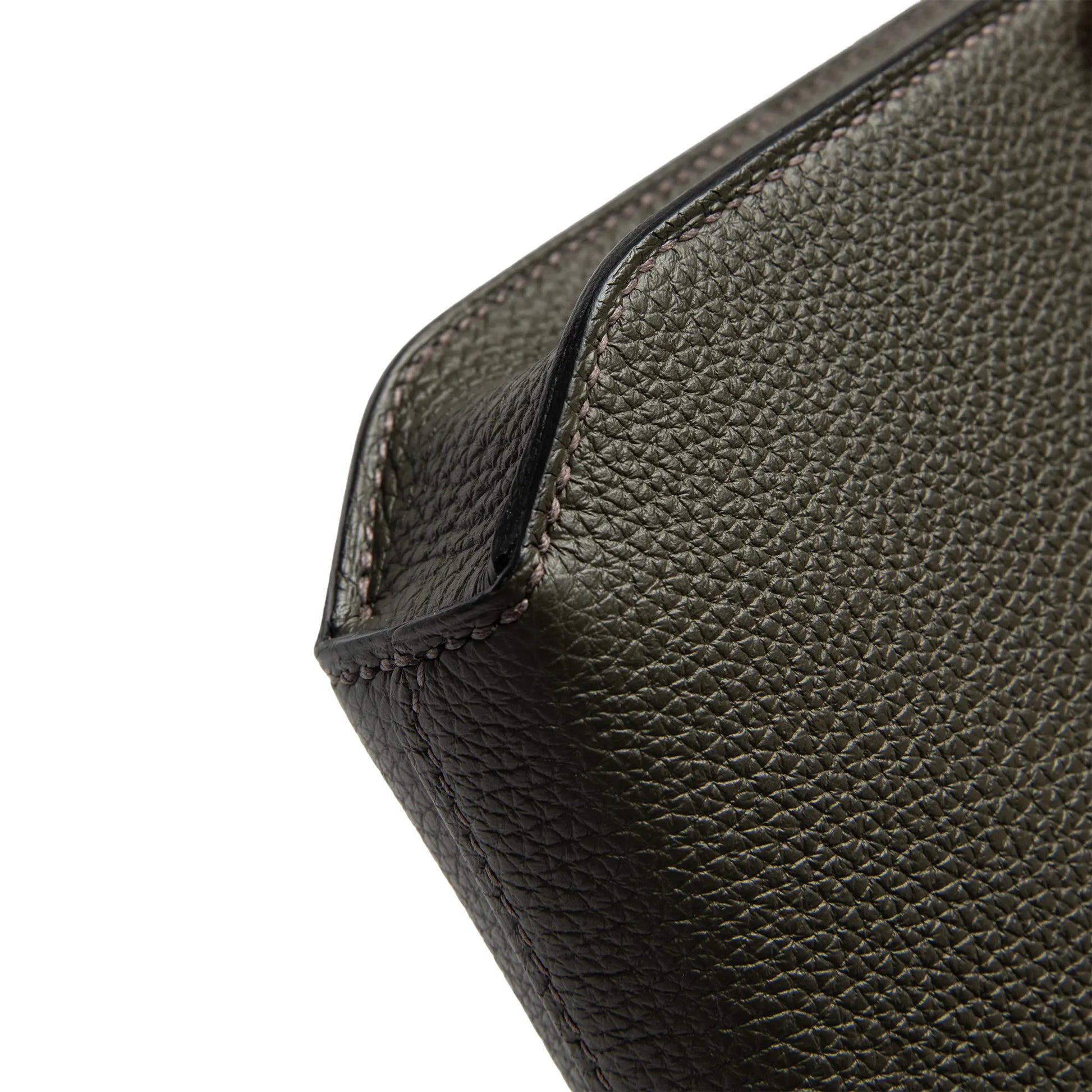 Hermes Kelly Depeches 25 Togo Calfskin Vert De Gris Palladium Hardware