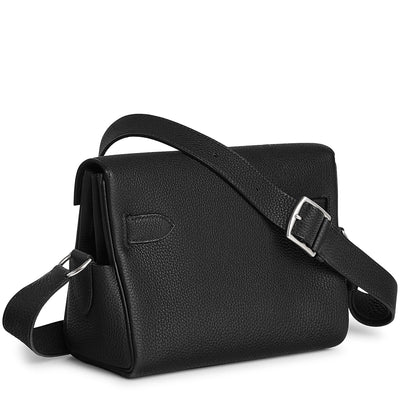 Hermes Kelly Togo Calfskin Palladium Hardware Noir Messenger Bag
