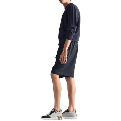 Hermes Paris Bouncing Calf Sneaker Prunoir Noir