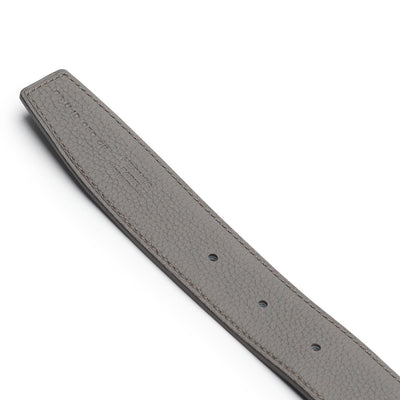 Hermès Paris H Buckle & Reversible Leather Strap 32mm Belt Noir Étain