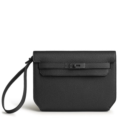 Hermès Kelly Depeches 25 Togo Monochrome Palladium Hardware