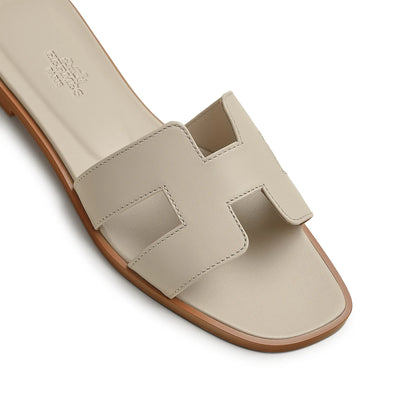 Hermes Paris Oran Beige Nomade Sandal