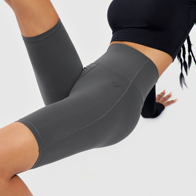 High-rise Training Shorts - Gray