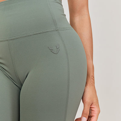 High-rise Training Shorts - Green