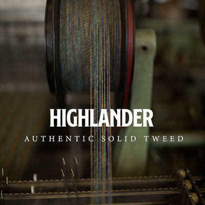 Highlander Heavy Black Check Hunter Style Tweed Jacket