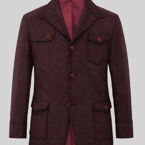 Highlander Sangria Hunter Style Tweed Jacket