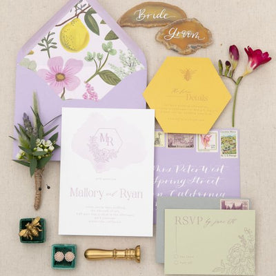 Lavender and Honey Cottage Wedding