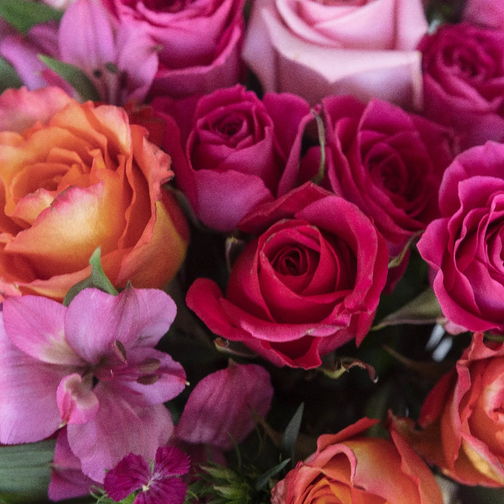 Hot Popping Pink Flower Bouquet