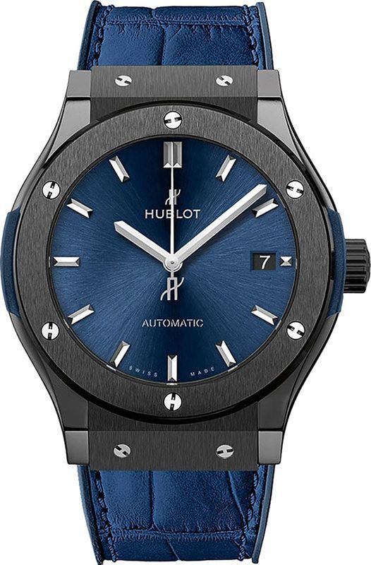 Hublot Classic Fusion Ceramic Blue Dial Men 45mm