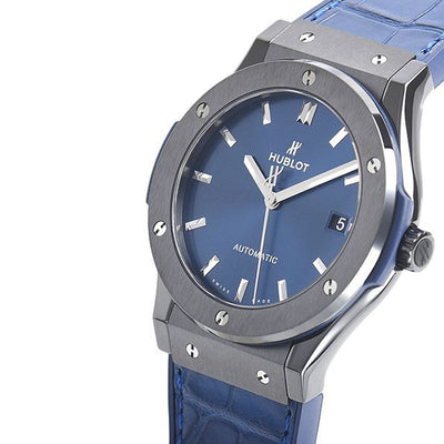 Hublot Classic Fusion Ceramic Blue Dial Men 45mm