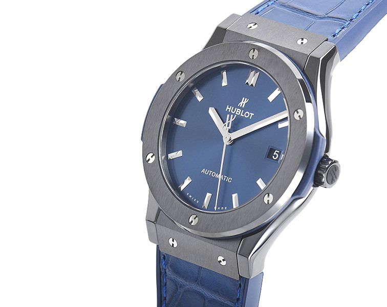 Hublot Classic Fusion Ceramic Blue Dial Men 45mm