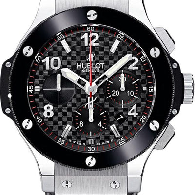 Hublot Big Bang Original Steel Ceramic Black Dial Men 44mm