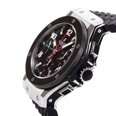Hublot Big Bang Original Steel Ceramic Black Dial Men 44mm