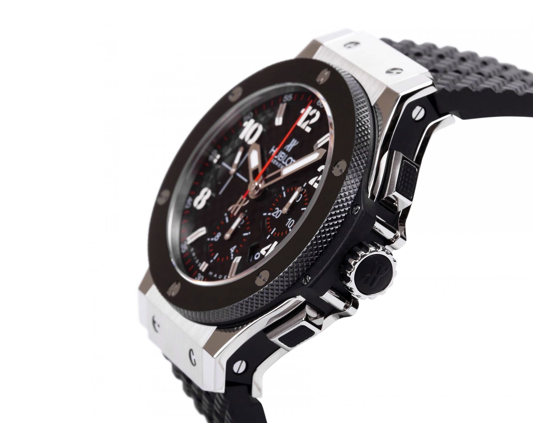 Hublot Big Bang Original Steel Ceramic Black Dial Men 44mm