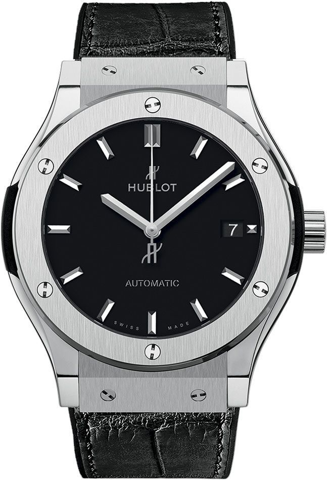 Hublot Classic Fusion Titanium Black Dial Men 45mm
