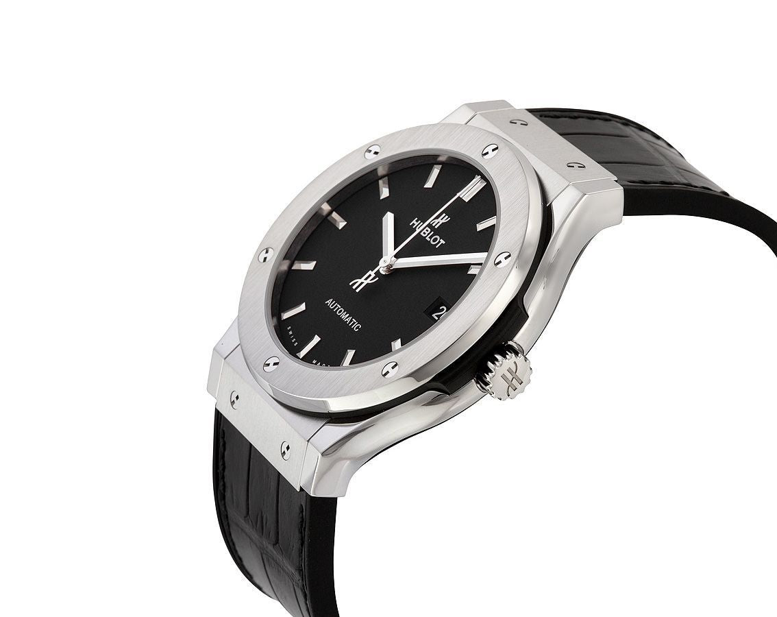 Hublot Classic Fusion Titanium Black Dial Men 45mm