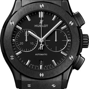 Hublot Classic Fusion Chronograph Black Dial Men 45mm
