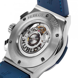 Hublot Classic Fusion Chronograph Titanium Blue Dial Men 45mm