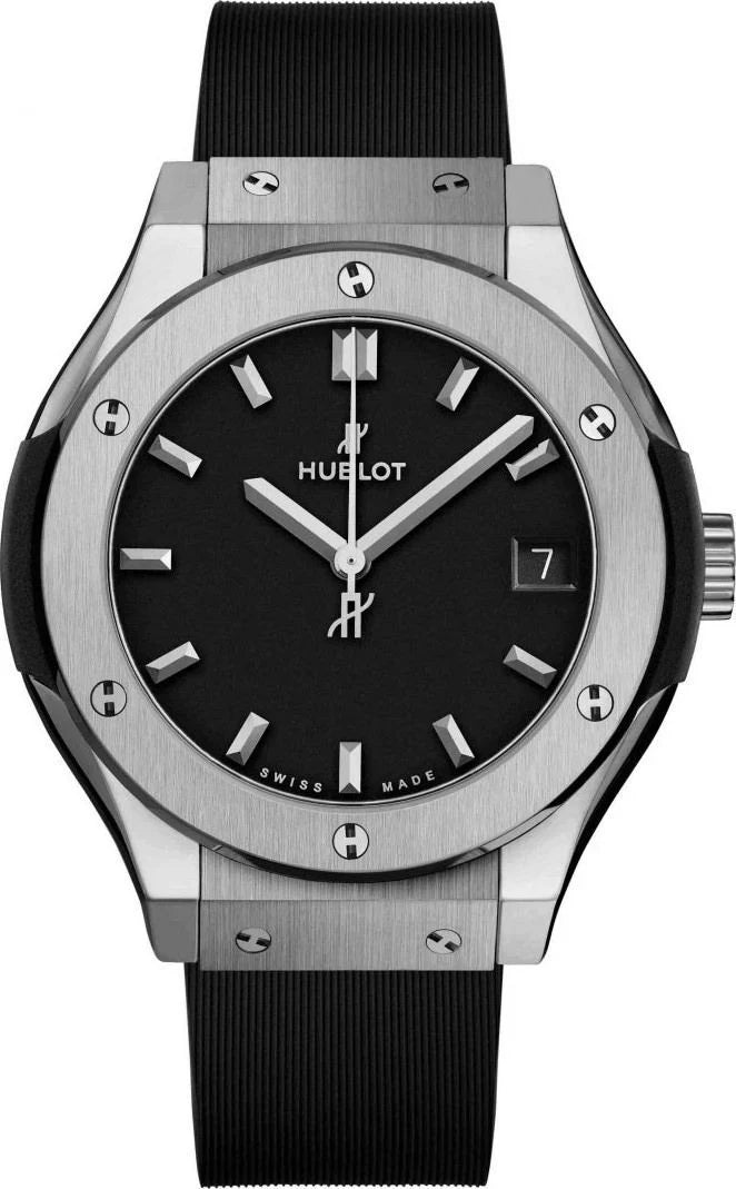 Hublot Classic Fusion Titanium Black Dial Men 42mm