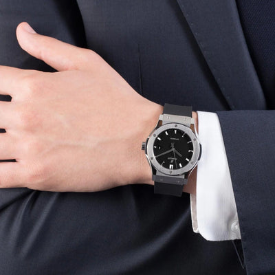 Hublot Classic Fusion Titanium Black Dial Men 42mm