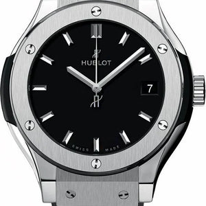 Hublot Classic Fusion Titanium Black Dial Women's Watch 33mm