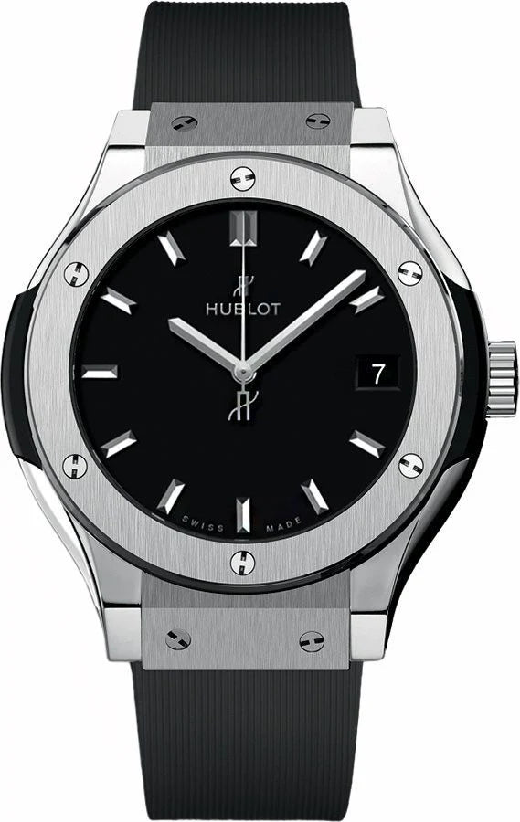 Hublot Classic Fusion Titanium Black Dial Women's Watch 33mm