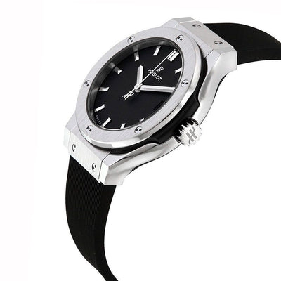 Hublot Classic Fusion Titanium Black Dial Women's Watch 33mm