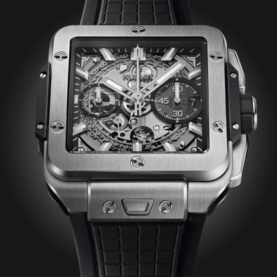 Hublot Square Bang Unico Titanium Skeleton Dial Men 42mm