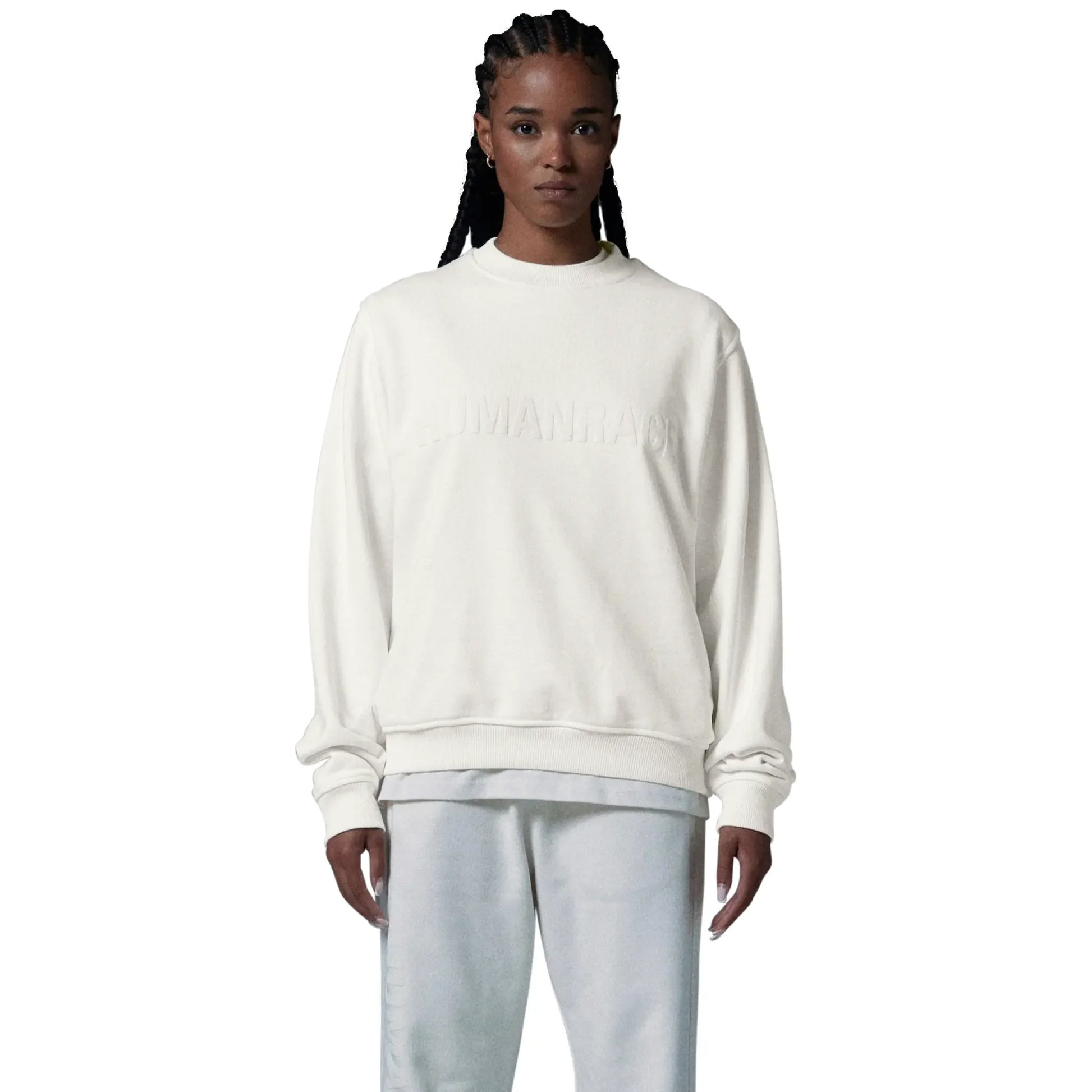 Human Race Planet Bone White Sweatshirt