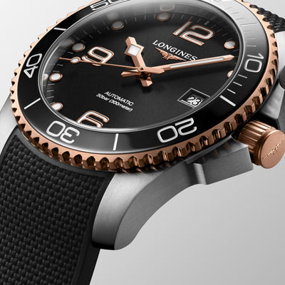 Longines Hydroconquest Black Dial Men 43mm