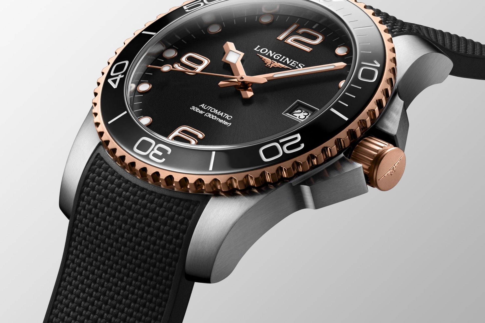 Longines Hydroconquest Black Dial Men 43mm