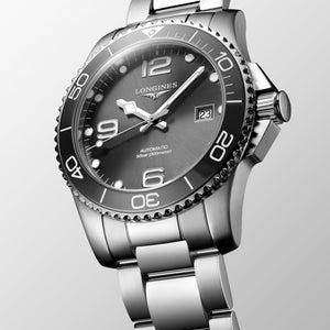 Longines Hydroconquest Sunray Grey Dial Men 41MM