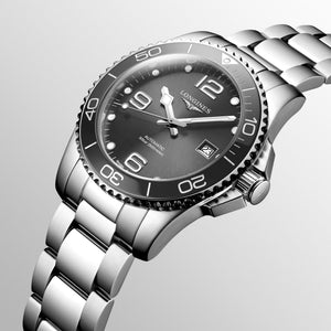 Longines Hydroconquest Sunray Grey Dial Men 41MM