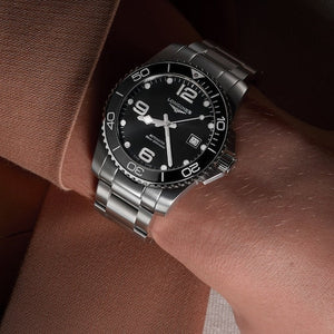 Longines Hydroconquest Sunray Black dial Men 43 mm