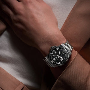 Longines Hydroconquest Sunray Black dial Men 43 mm