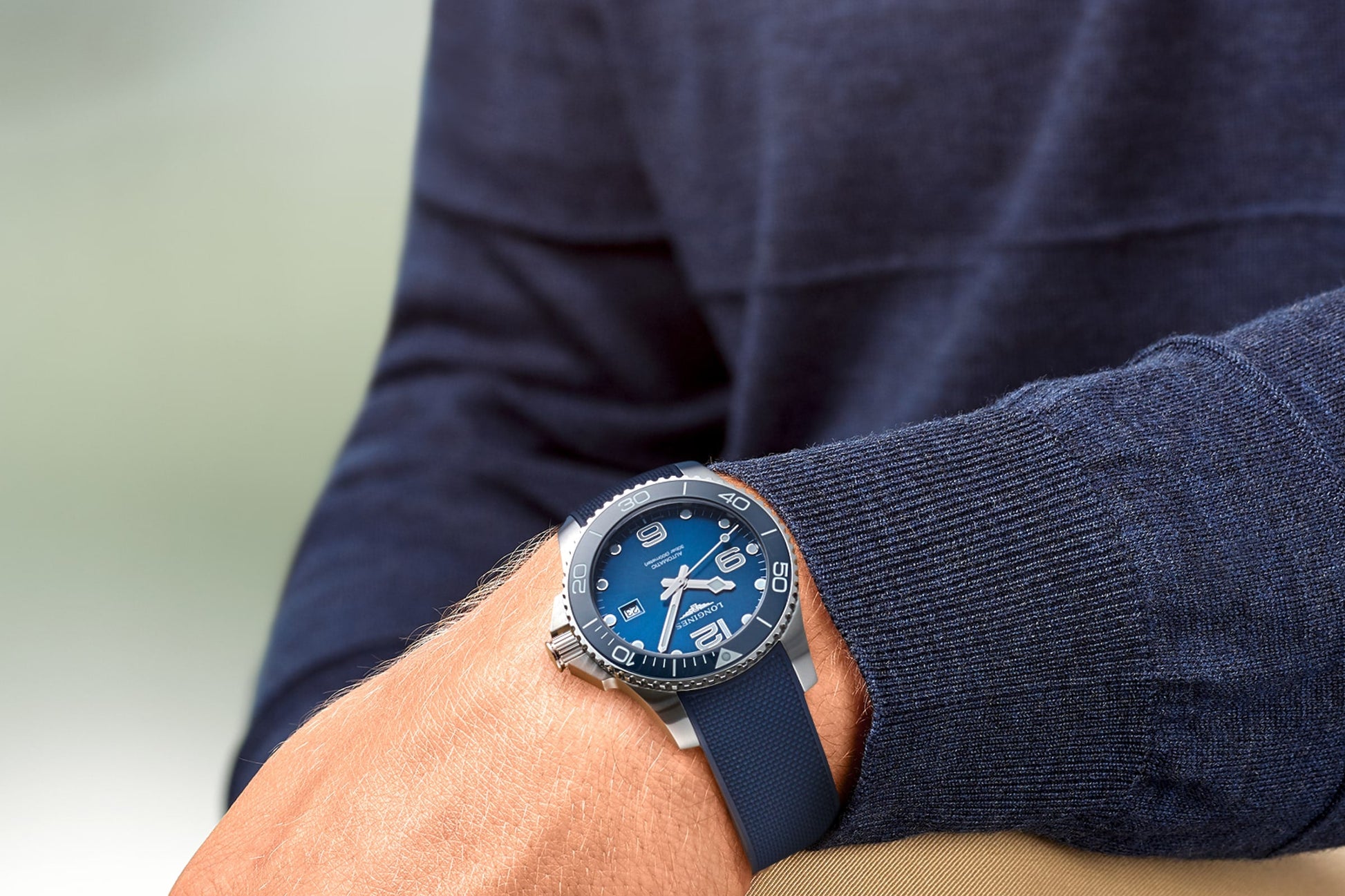 Longines Hydroconquest Blue dial Men 43mm