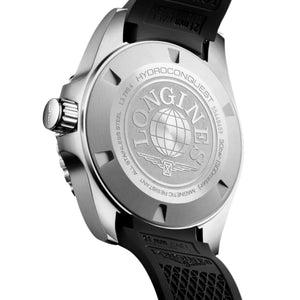Longines Hydroconquest Gmt Sunray Black Dial Men 41mm