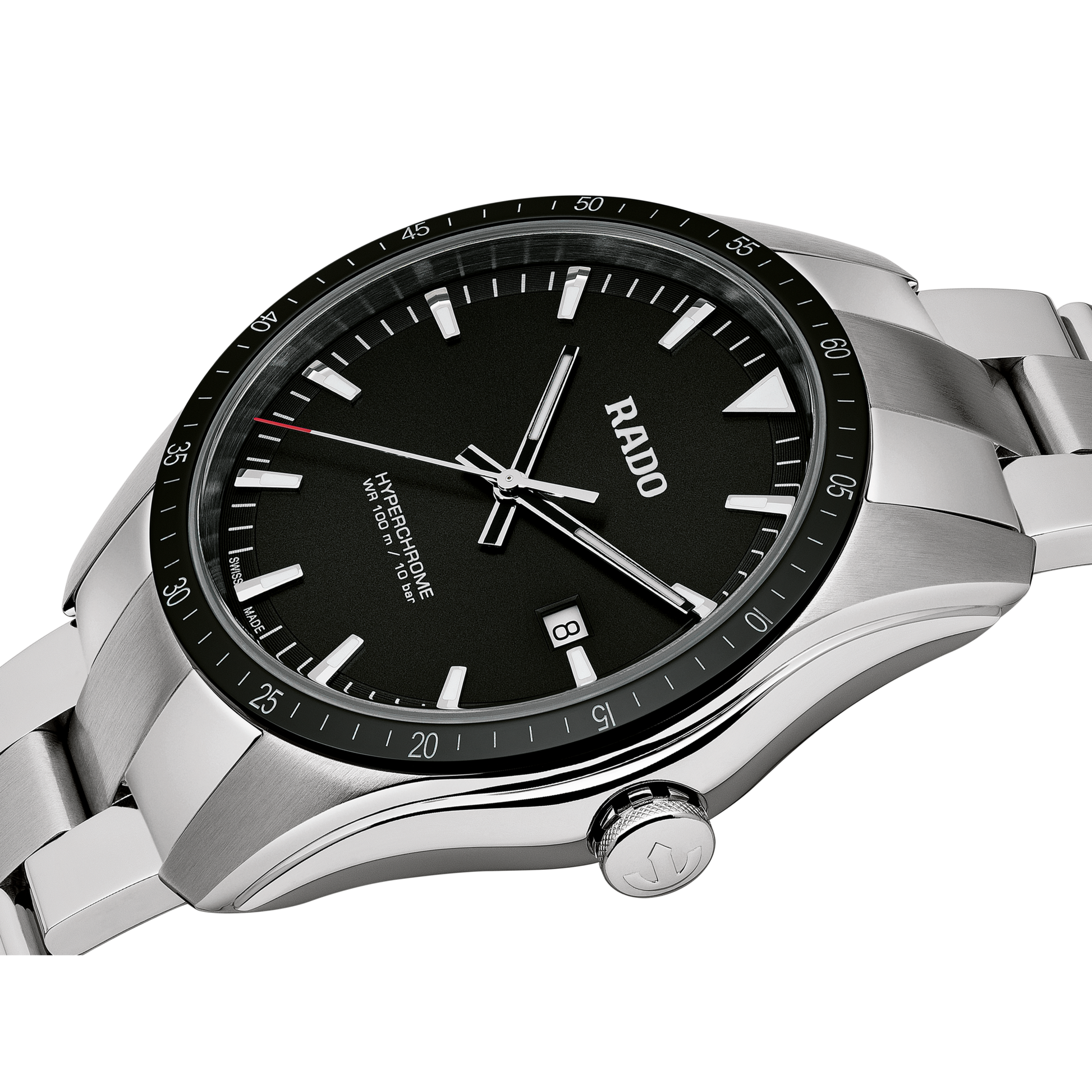 Rado Hyperchrome Black Dial Men 44.9mm