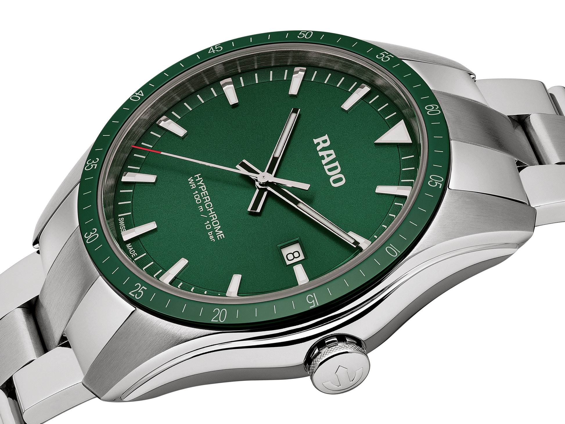 Rado Hyperchrome Green Dial Men 44.9mm